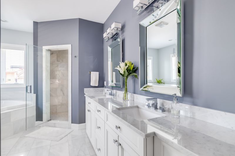 Bathroom Renovation with Marble Finishes